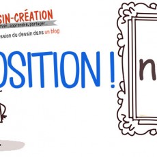 exposition du blog dessin-créationpour apprendre à dessiner en ligne gratuitement avec des tutoriels vidéo
