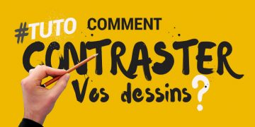 Voici un tutoriel simple pour apprendre à contraster et donner du relief à un dessin