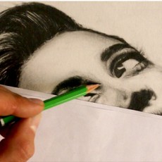 comment dessiner un portrait de femme dans l'ombre au crayon