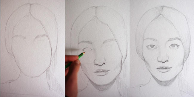 comment dessiner un visage pas à pas avec dessin-creation