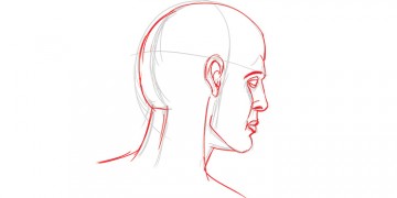 Comment dessiner une tete en perspective avec leo du blog dessin-creation