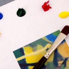 méthode pour peindre et trouver facilement les couleurs exactes d'une oeuvre