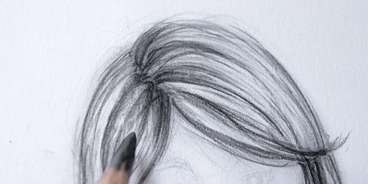 technique pour dessiner les cheveux en 7 étapes simple et éfficace