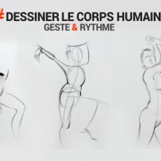 exercice utile et technique pour apprendre à dessiner le corps humain pas à pas et facilement
