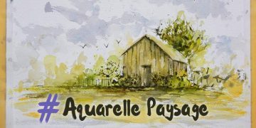 Technique pour peindre un paysage à l'aquarelle et bien débuter avec ce cours pratique