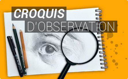 formation pour apprendre le dessin d'observation