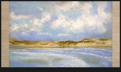 Peindre un paysage de bord de mer au pastel