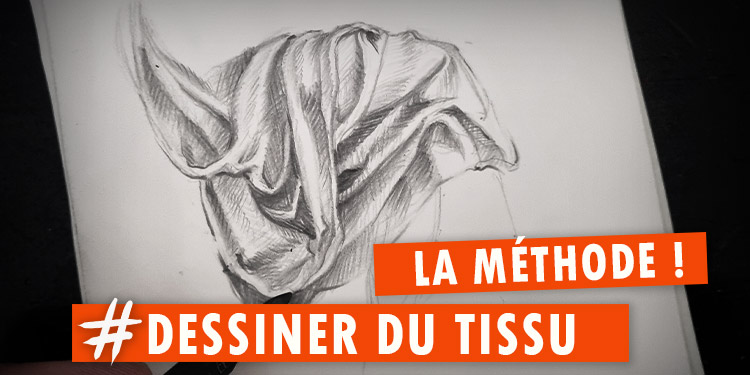 Technique et tuto pour dessiner un drapé et du tissu facilement