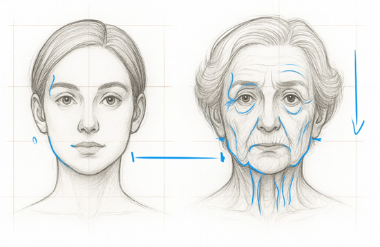 apprendre à dessiner une visage vieux formation dessin