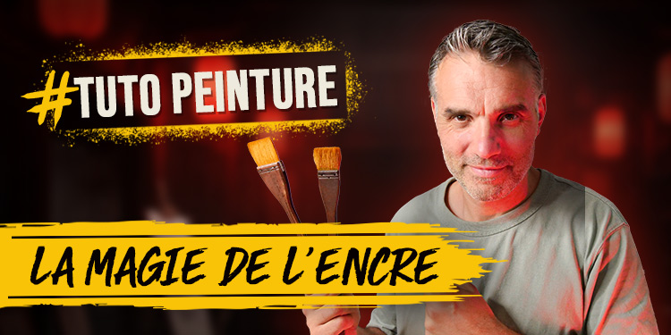 Un cours complet pour débutrer la peinture à l'encre et l'aquarelle par dessin-création