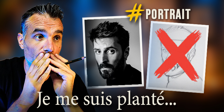 Dessin de portrait : comment une petite erreur peut tout fausser
